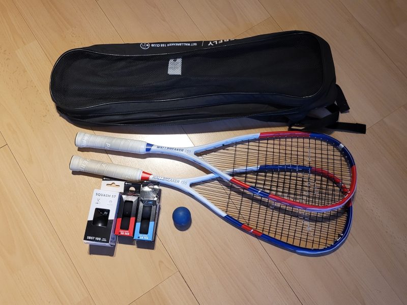 Felnőtt Squash ütő szett 155 + labdák