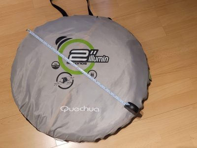 2 személyes Quechua "kidobós" sátor