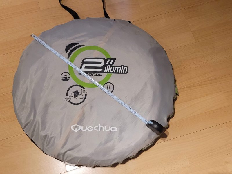 2 személyes Quechua "kidobós" sátor