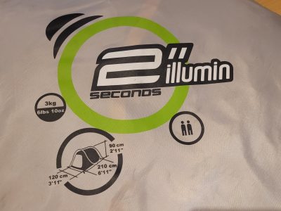 2 személyes Quechua "kidobós" sátor