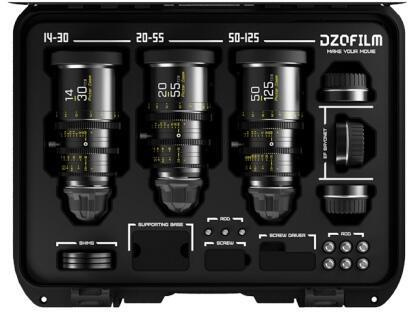 DZOFILM PICTOR ZOOM (14-30/20-55/50-125, T2.8) (PL/EF FOGLALAT) (FEKETE) bérlés