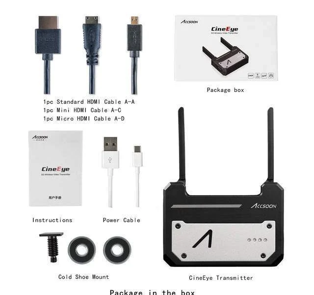 Accsoon CinEye 5G wireless video transmitter – bérelhető Budapesten