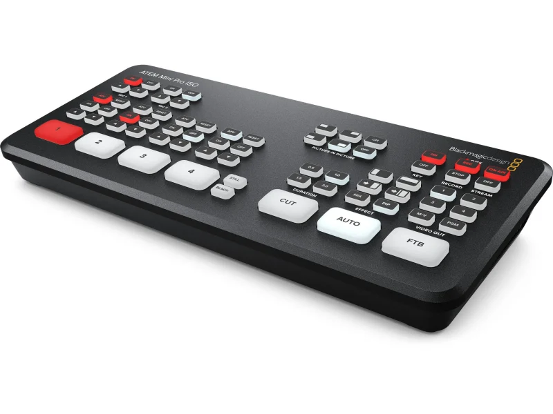 Blackmagic ATEM mini pro ISO keverő kölcsönzés Budapesten