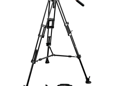 Stativ Manfrotto 546B tripod / 504HD head bérlés Budapesten