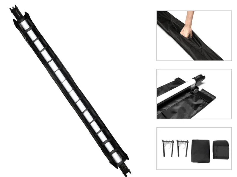 Nanlite PavoTube 30C Barndoor – bérelhető Budapesten