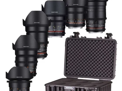 SAMYANG CINEMA SET (14mm, 24mm, 35mm, 50mm, 85mm) kölcsönzés Budapesten
