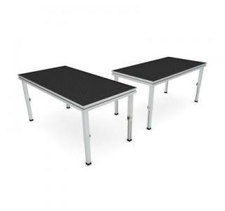 Duratruss asztal dj pultnak 2×0,5m, 80cm magas bérlés Szeged