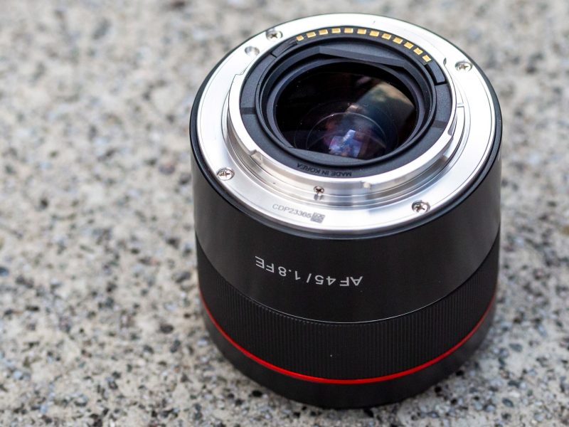 Samyang AF 45mm F1.8 FE bérlés Győrben
