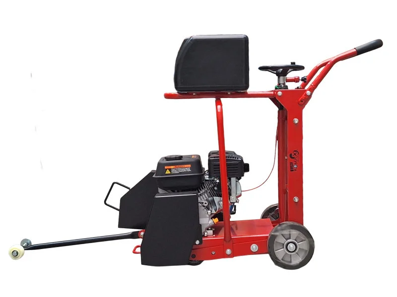 EUROKOMAX TF350L mobil aszfaltvágó/beton hézagvágó - LONCIN G200F, max.vágásmélység 170mm,12l bérlés Komáromban