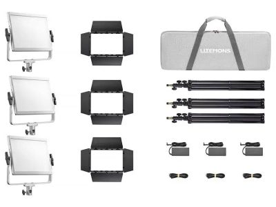Godox LP400R Litemons RGB 3 lámpás kit