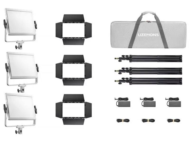 Godox LP400R Litemons RGB 3 lámpás kit