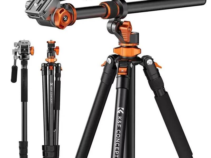 K&F Concept T254A7 állvány + FH-03 fluid fej