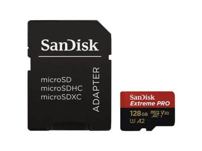 SanDisk 128GB microSDXC Extreme Pro V30 memóriakártya