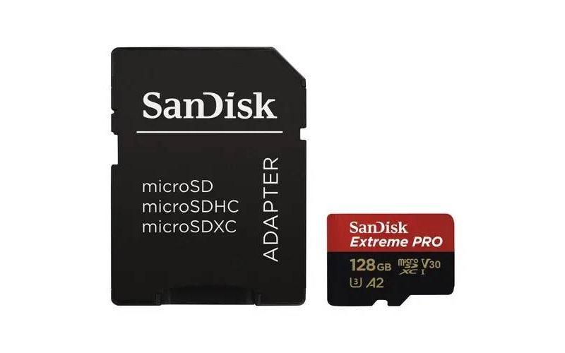 SanDisk 128GB microSDXC Extreme Pro V30 memóriakártya