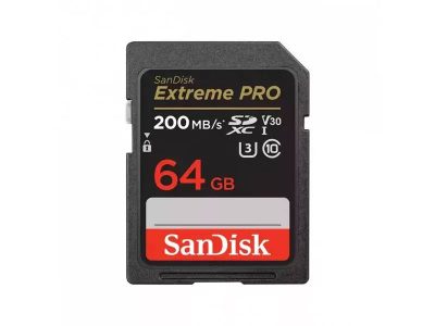 SanDisk 64GB SDXC Extreme Pro V30 memóriakártya