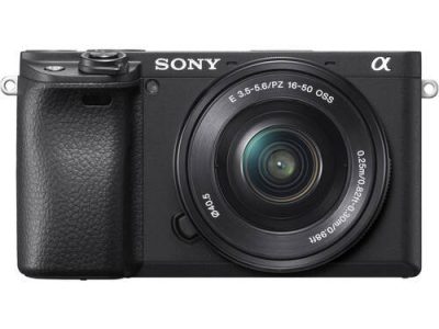 Sony Alpha 6400 fekete váz + 16-50mm objektív