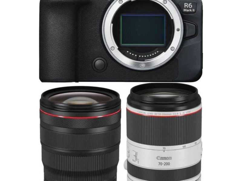 ZOOM SZETT - Canon EOS R6 Mark II + RF 24-70mm/2.8L + RF 70-200mm/2.8L