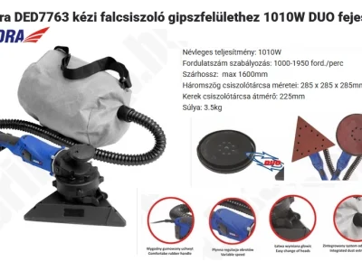 Dedra DED7763 kézi falcsiszoló bérlés Miskolcon