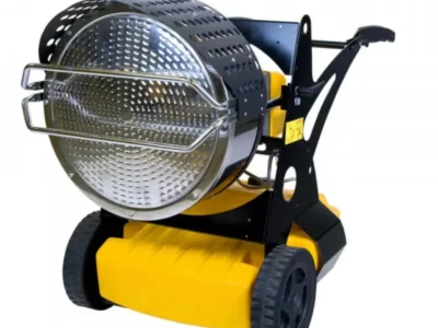 Kerámialapos gázolajos infrasugárzó 43 kW bérlés Debrecenben