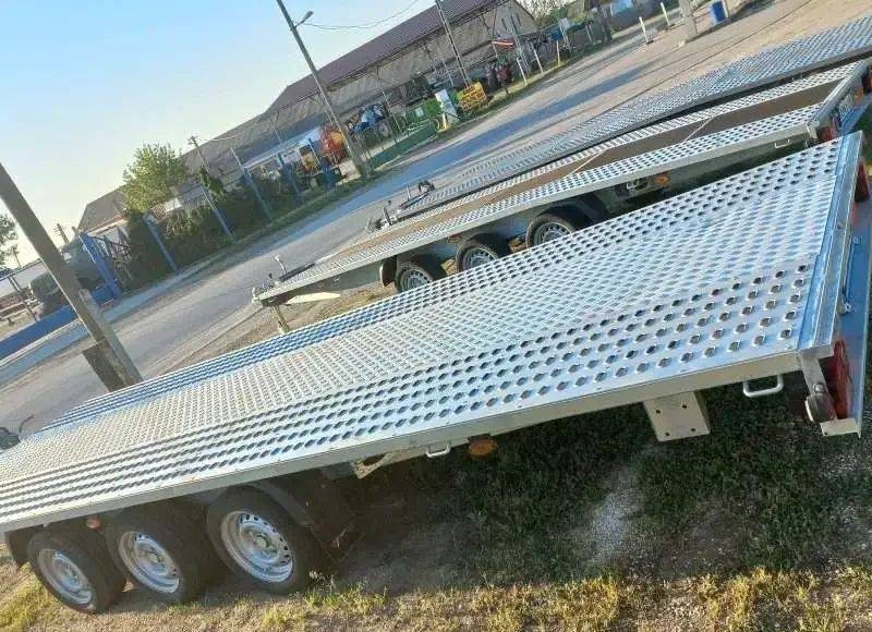 Autószállító trailer 6m egyenes 3.5t bérlés kölcsönzés Budapest