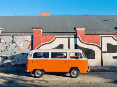 VW Transporter T2 bulibusz/hippibusz
