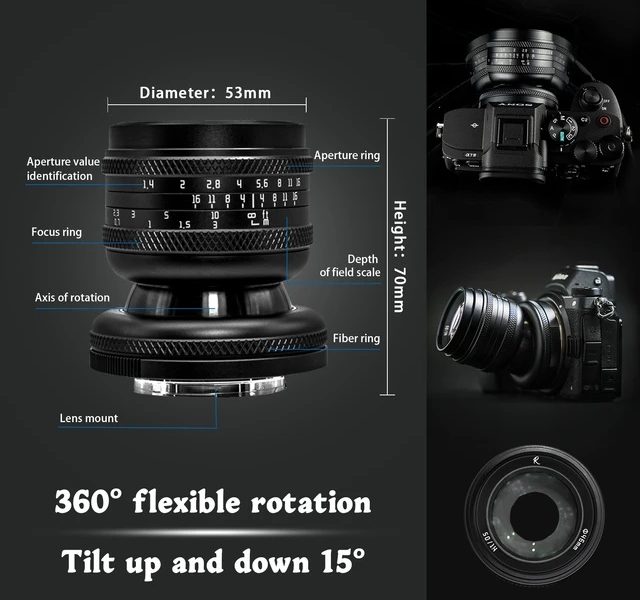 AstrHori 50mm f/1.4 Tilt FE objektív kölcsönzés