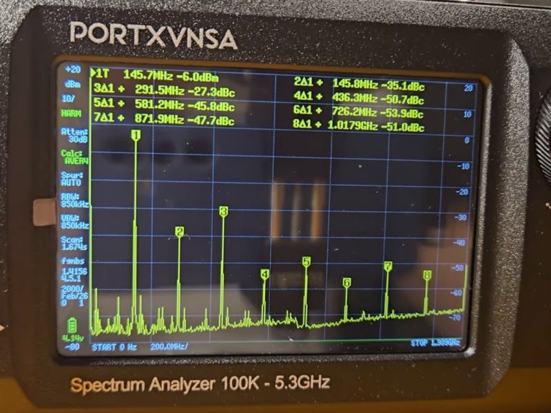 PortXVNSA SA5 spektrum analizátor kölcsönzés
