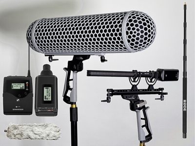 Sennheiser MKH 416 puskamikrofon + boom set bérlés