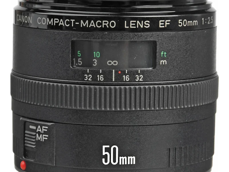 Canon EF 50mm / 2.5 Compact-Macro bérlés Budapesten