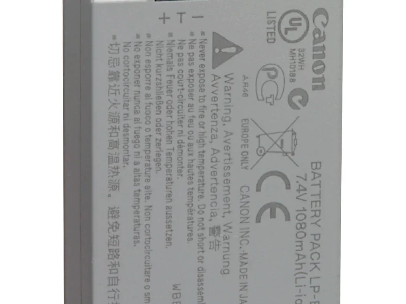 Canon LP-E5 akkumulátor (1.080mAh) – bérelhető Budapesten