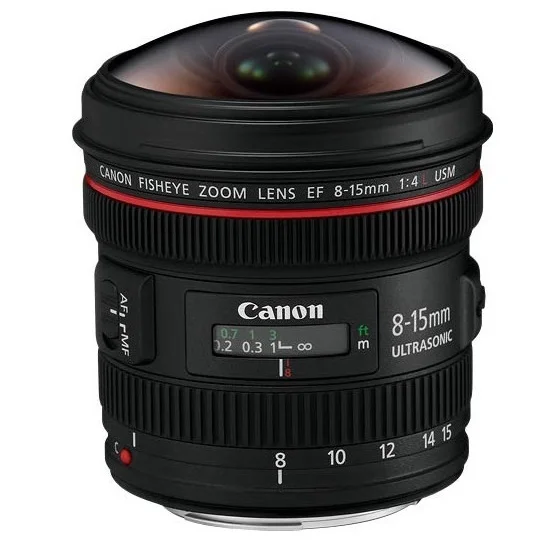 Canon EF 8-15mm / 4 L USM Fisheye kölcsönzés Budapesten