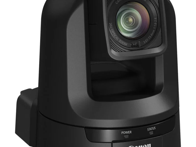 Canon CR-N300 4K NDI PTZ Camera with 20x Zoom (Satin Black) – bérelhető Budapesten