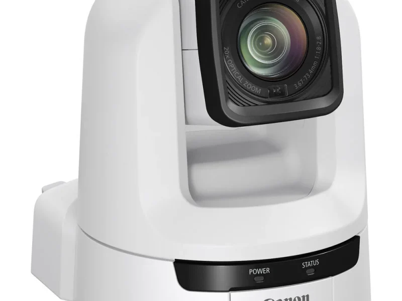 Canon CR-N300 4K NDI PTZ Camera with 20x Zoom (Titanium White) bérlés Budapesten