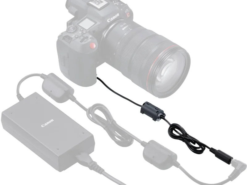 Canon DR-E6C DC coupler // tápegység adapter bérlés Budapesten