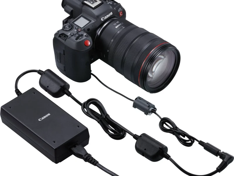 Canon DR-E6C DC coupler // tápegység adapter bérlés Budapesten