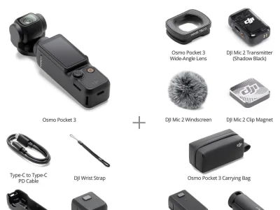 DJI Osmo Pocket 3 Creator Combo kölcsönzés Budapesten
