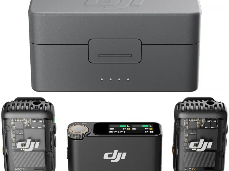 DJI Mic 2 (2TX + 1RX + Charging Case) – bérelhető Budapesten