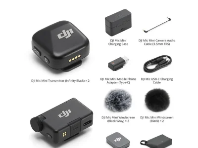 DJI MIC Mini (2TX + 1RX + Charging Case) kölcsönzés Budapesten