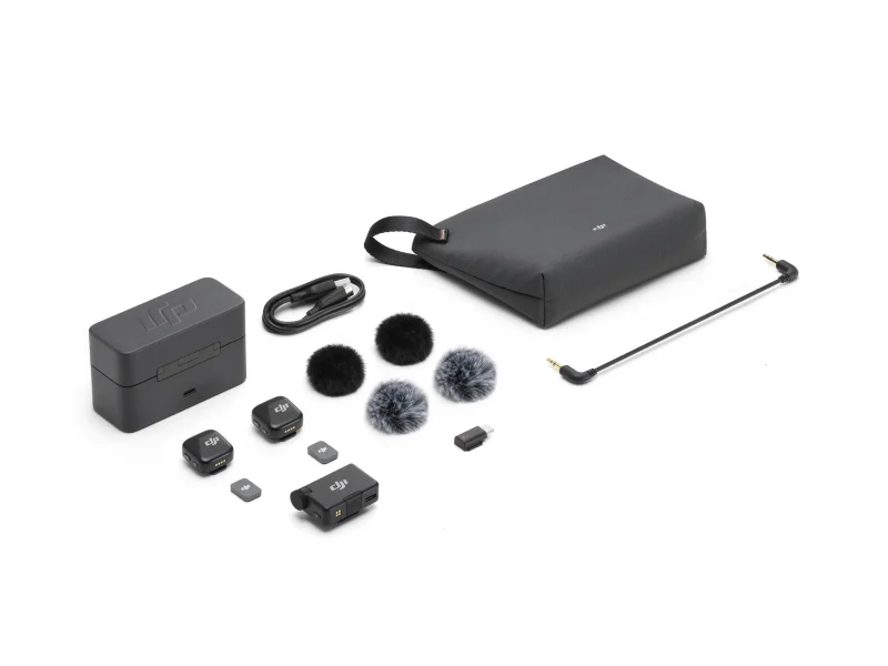 DJI MIC Mini (2TX + 1RX + Charging Case) kölcsönzés Budapesten