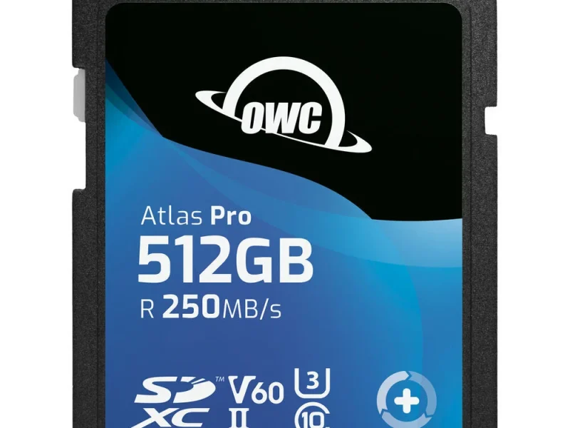 OWC Atlas PRO SDXC™ 512GB memóriakártya (UHS-II) (U3) (V60) (250MB/s) – bérelhető Budapesten