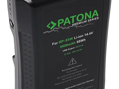 PATONA V-Mount BP-95W PREMIUM akkumulátor (95Wh / 6.600mAh) bérlés Budapesten