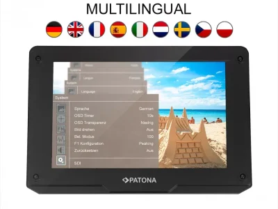 PATONA PREMIUM 7" LCD monitor 3G-SDI/HDMI kölcsönzés Budapesten