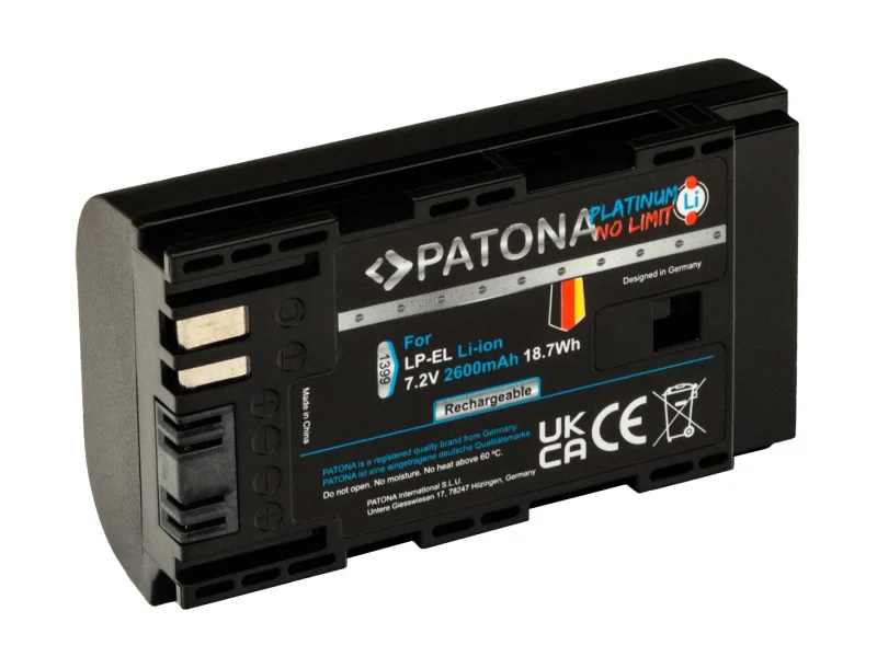 Patona LP-EL akkumulátor (2.600mAh) kölcsönzés Budapesten