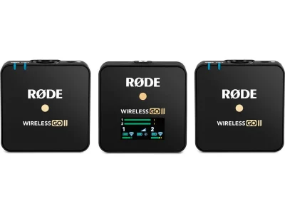 RODE Wireless GO II (TX+TX+RX) (Dual) + Charge Case – bérelhető Budapesten