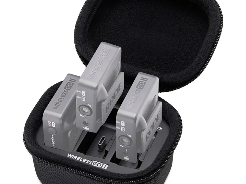 RODE Wireless GO II (TX+TX+RX) (Dual) + Charge Case – bérelhető Budapesten
