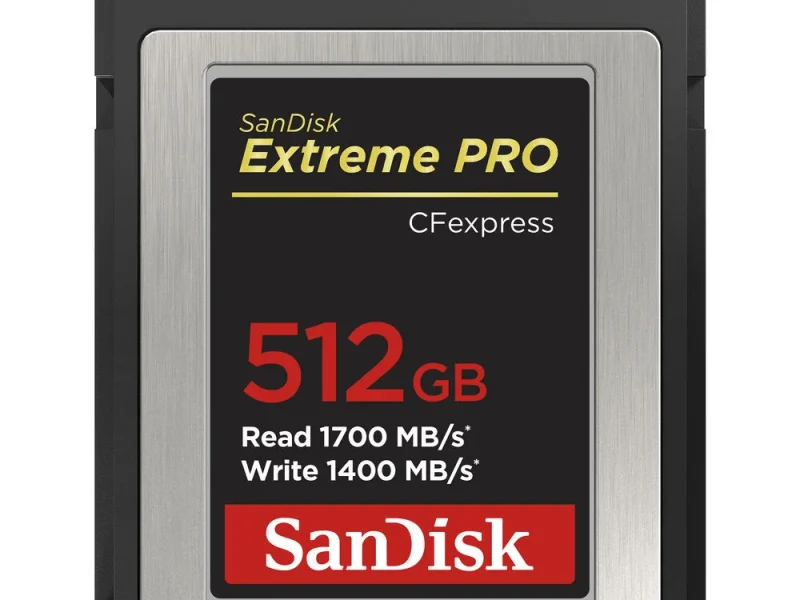 SanDisk Extreme PRO® CFexpress® 512GB memóriakártya – bérelhető Budapesten
