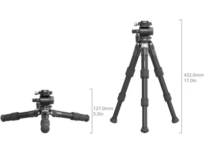 SmallRig 5025 Heavy-Duty Carbon Fiber Tabletop Tripod KIT bérlés Budapesten