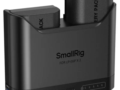 SmallRig 5485 DUAL KIT akkumulátortöltő // Battery Charger (+ 2x SmallRig LP-E6P) bérlés Budapesten