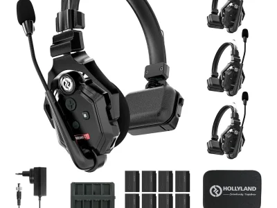HOLLYLAND Solidcom C1-4S Full Duplex Wireless Intercom System (4x headsets) bérlés Budapesten