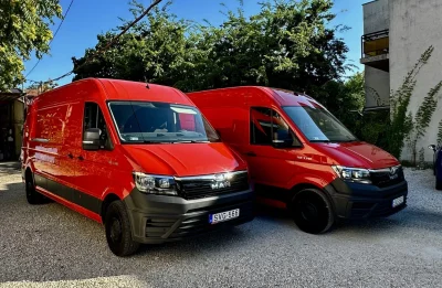 MAN TGE 15 m³ furgon bérlés Budapesten – 2021-es modell
